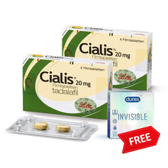 Bundle Offer (2 Cialis 20mg + Free Durex Condom) in Pakistan - Buy Vitamins