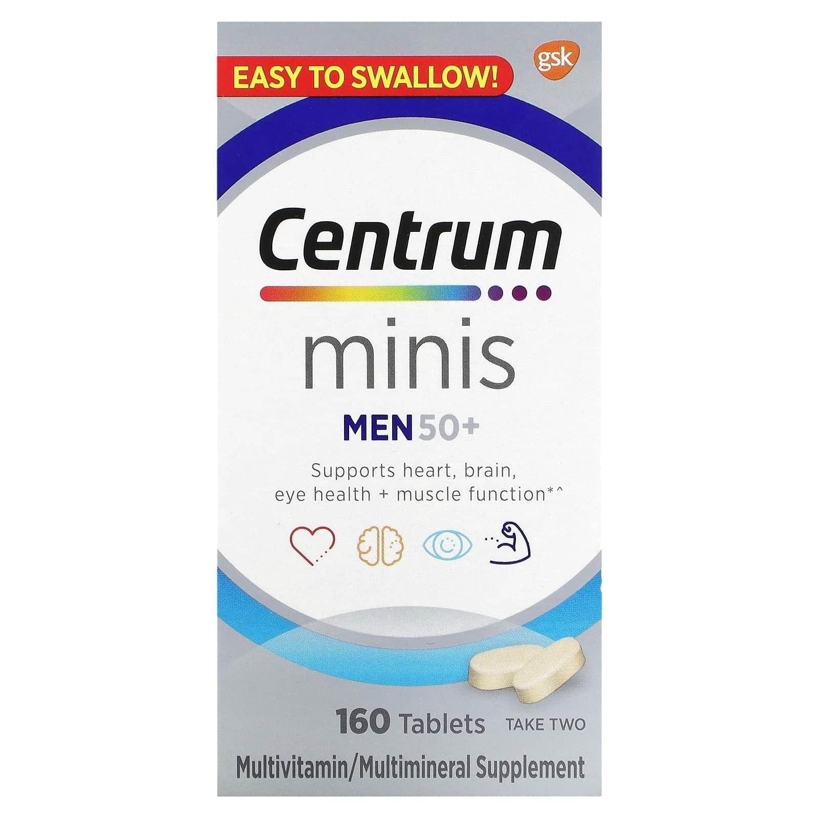 Centrum Minis Men 50+ 160 Ct in Pakistan - Buy Vitamins