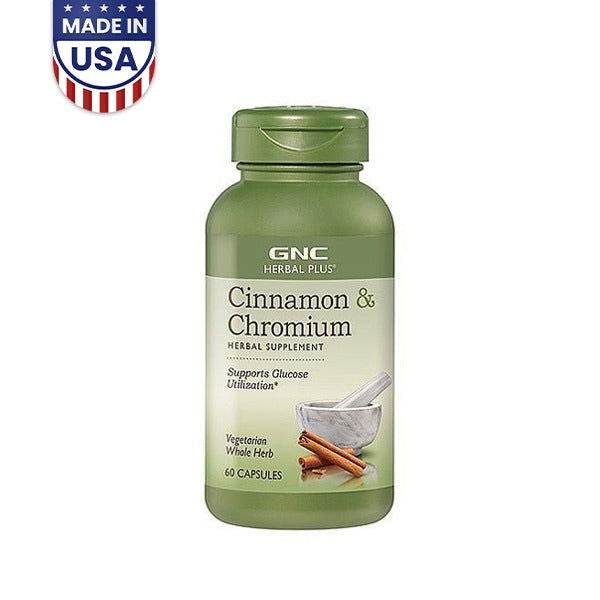 GNC Herbal Plus Cinnamon and Chromium 60ct in Pakistan - Buy Vitamins