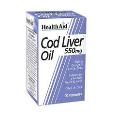 HealthAid Cod Liver Oil 550mg in Pakistan - Buy Vitamins