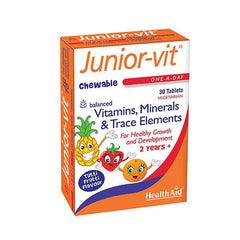 HealthAid Junior-Vit Chewable (Tutti Fruity Flavour) in Pakistan - Buy Vitamins