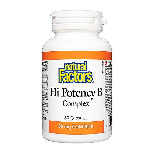 Natural Factors Hi Potency B-50 B Complex, 60 Ct in Pakistan - Buy Vitamins