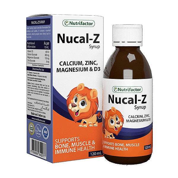 Nutrifactor Nucal Z Syrup, 120ml in Pakistan - Buy Vitamins