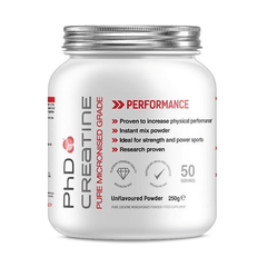PHD Creatine Monohydrate 250GM | 50 Servings in Pakistan - Buy Vitamins