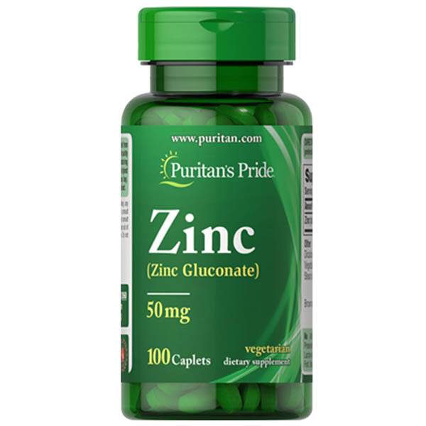 Puritans Pride Zinc Gluconate 50mg, 100Ct in Pakistan - Buy Vitamins