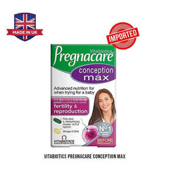 Vitabiotics Pregnacare Conception Max 84ct in Pakistan - Buy Vitamins