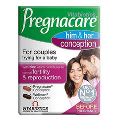 Vitabiotics Pregnacare Him & Her Conception in Pakistan - Buy Vitamins