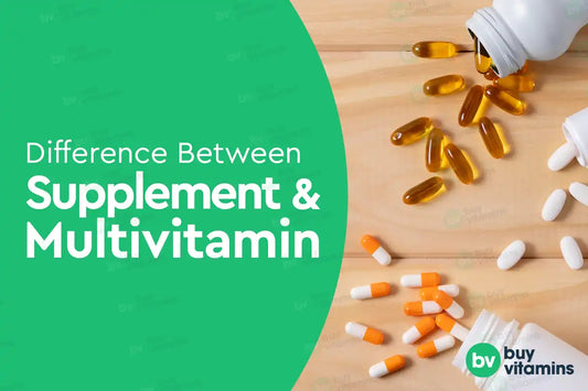 Difference Between Supplement And Multivitamins