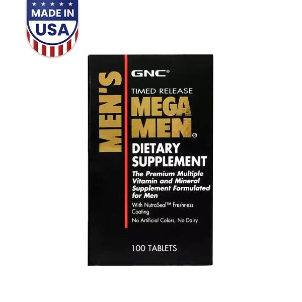 GNC Mega Men Time Release 100CT - Buy Vitamins