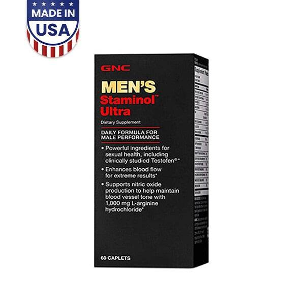GNC Men’s Staminol Ultra 60 Capsules - Buy Vitamins
