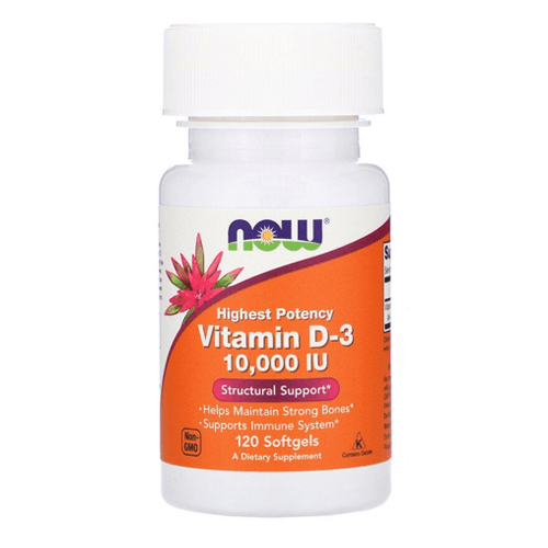 NOW Vitamin D3 10000 IU, 120ct in Pakistan - Buy Vitamins