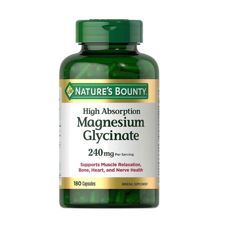 Natures Bounty Magnesium Glycinate 240mg 180ct