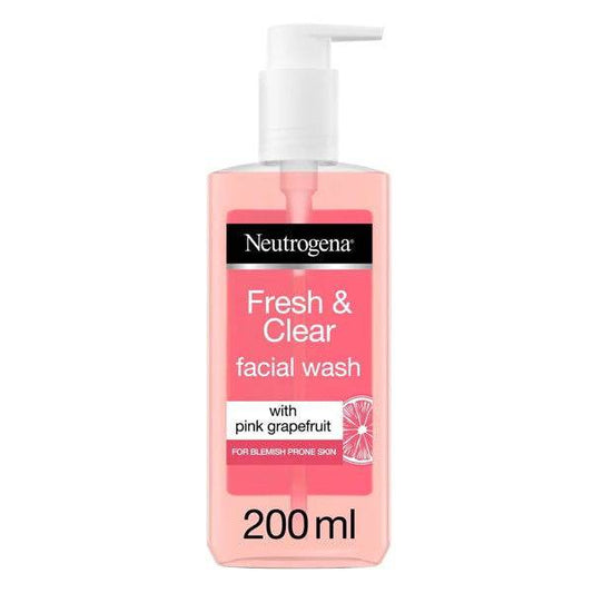 Neutrogena Fresh & Clear Pink Grapefruit Facial Wash – 200ml in Pakistan - Buy Vitamins