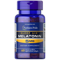 Puritans Pride Melatonin 5mg, 60Ct - Buy Vitamins