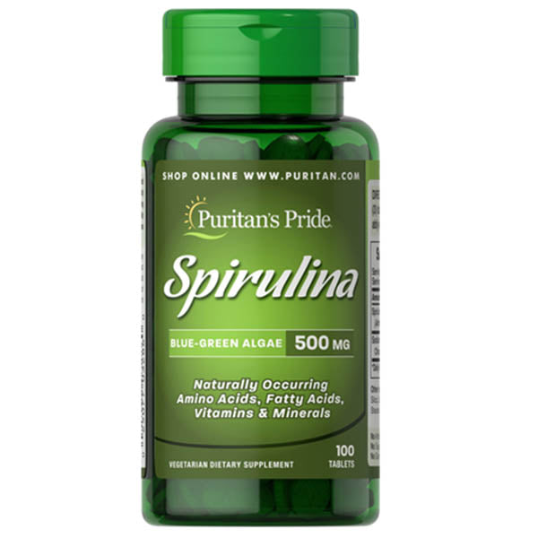 Puritans Pride Spirulina 500mg - Buy Vitamins