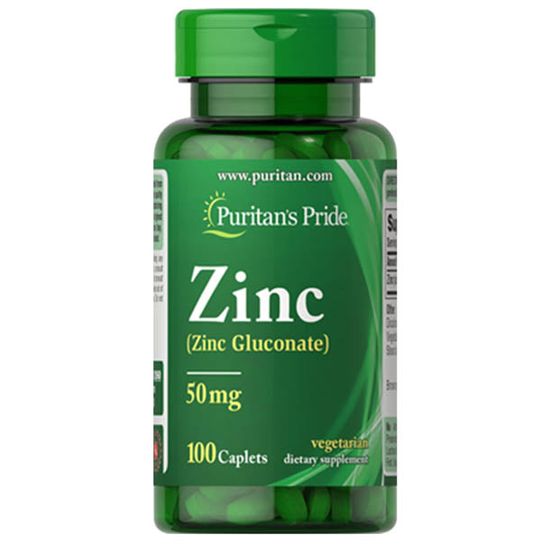 Puritans Pride Zinc Gluconate 50mg, 100Ct - Buy Vitamins