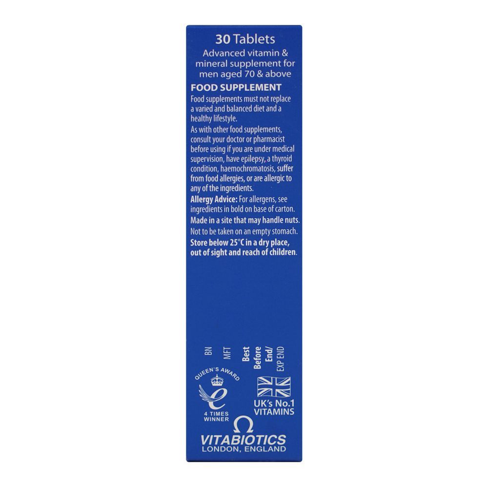 Vitabiotics Wellman 70 plus 30 Tablets in Pakistan